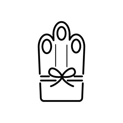 門松のアイコンイラスト素材のサンプル画像