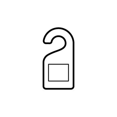 ドアノブサインのアイコンイラスト素材のサンプル画像