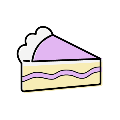 ベリーのタルトケーキのアイコンイラスト素材