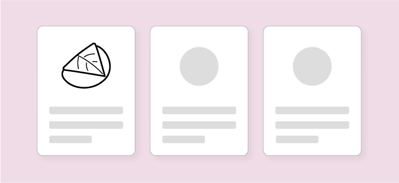 桜餅のアイコンイラスト素材を使ったページデザインのサンプル