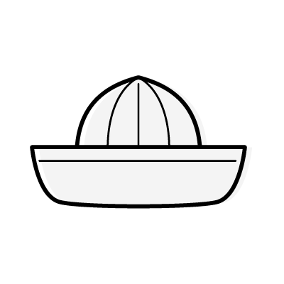 シルバーの絞器のアイコンイラスト素材